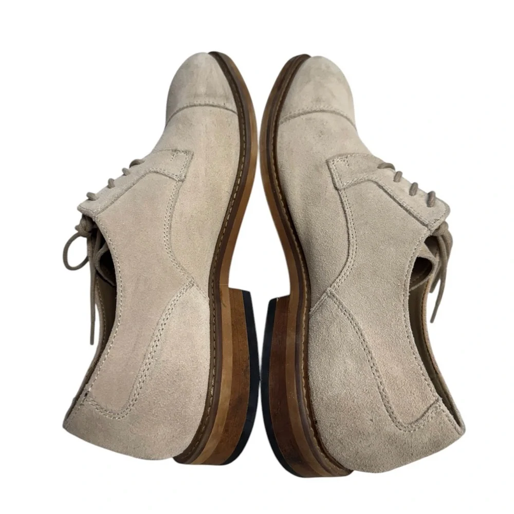 Nordstrom Rack Men’s Kamden Cap Toe Suede Derby Dress Shoe Size 10.5M